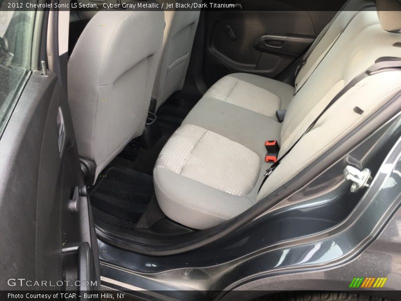 Cyber Gray Metallic / Jet Black/Dark Titanium 2012 Chevrolet Sonic LS Sedan