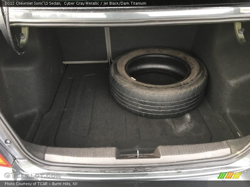 Cyber Gray Metallic / Jet Black/Dark Titanium 2012 Chevrolet Sonic LS Sedan