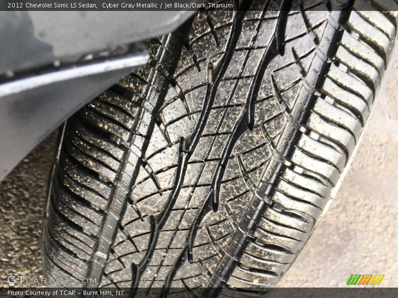 Cyber Gray Metallic / Jet Black/Dark Titanium 2012 Chevrolet Sonic LS Sedan