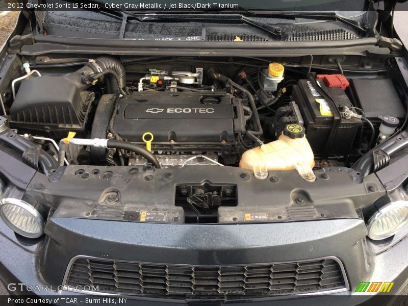 Cyber Gray Metallic / Jet Black/Dark Titanium 2012 Chevrolet Sonic LS Sedan