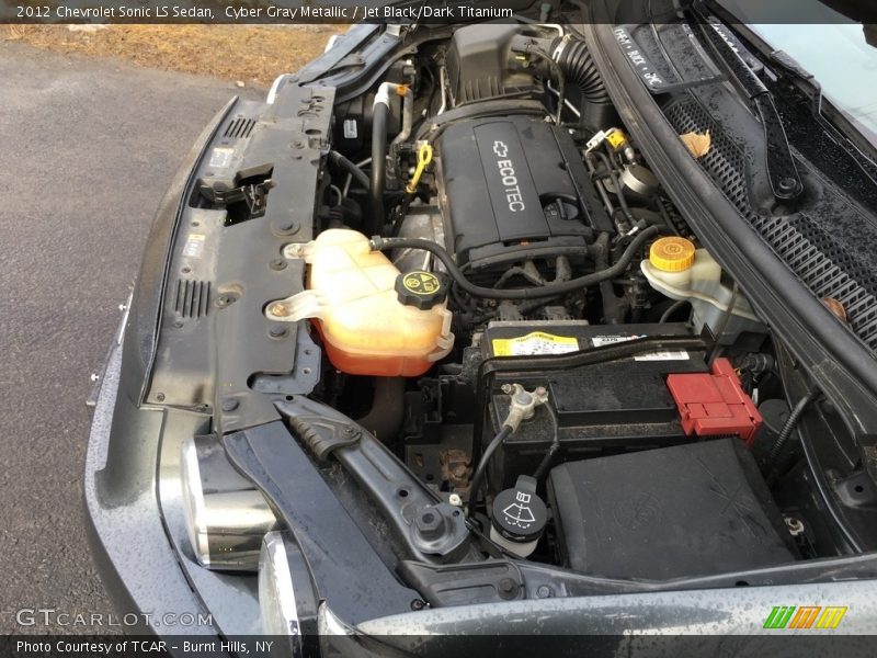 Cyber Gray Metallic / Jet Black/Dark Titanium 2012 Chevrolet Sonic LS Sedan