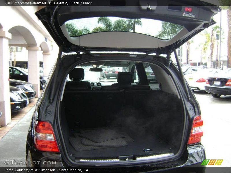 Black / Black 2006 Mercedes-Benz ML 350 4Matic