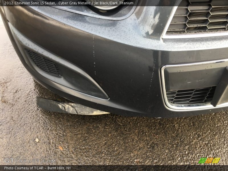 Cyber Gray Metallic / Jet Black/Dark Titanium 2012 Chevrolet Sonic LS Sedan