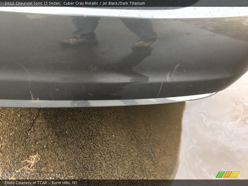 Cyber Gray Metallic / Jet Black/Dark Titanium 2012 Chevrolet Sonic LS Sedan