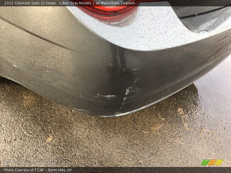 Cyber Gray Metallic / Jet Black/Dark Titanium 2012 Chevrolet Sonic LS Sedan