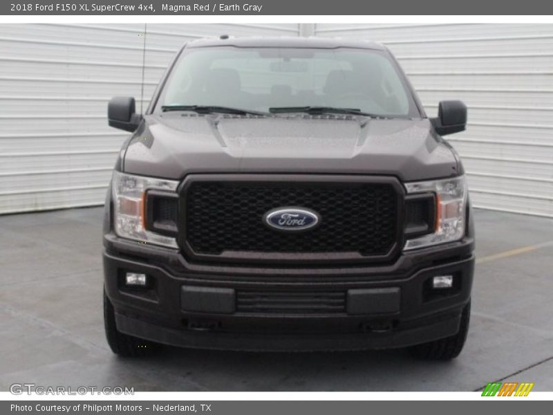Magma Red / Earth Gray 2018 Ford F150 XL SuperCrew 4x4