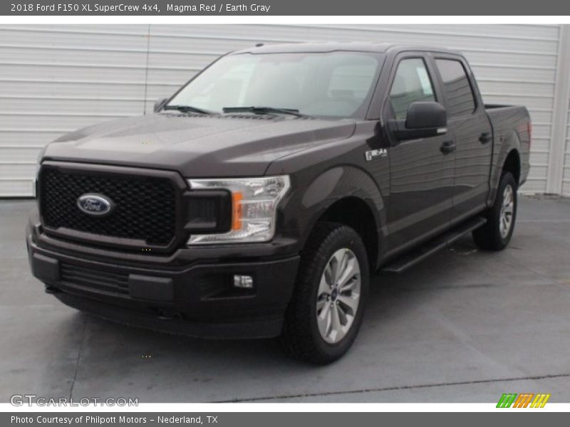 Magma Red / Earth Gray 2018 Ford F150 XL SuperCrew 4x4