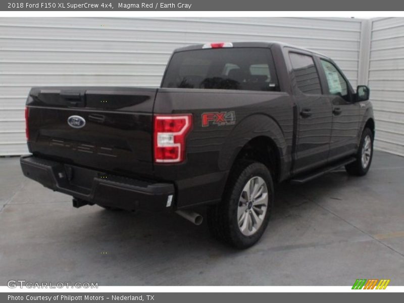 Magma Red / Earth Gray 2018 Ford F150 XL SuperCrew 4x4