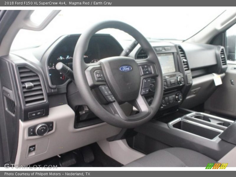 Magma Red / Earth Gray 2018 Ford F150 XL SuperCrew 4x4