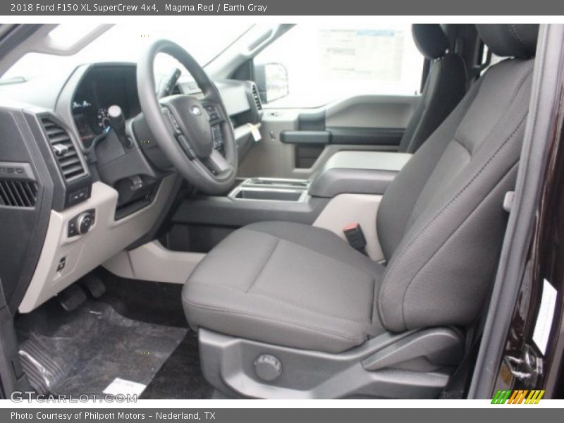Magma Red / Earth Gray 2018 Ford F150 XL SuperCrew 4x4
