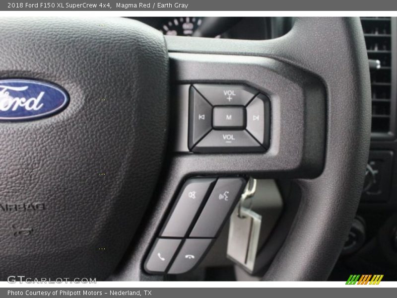 Magma Red / Earth Gray 2018 Ford F150 XL SuperCrew 4x4