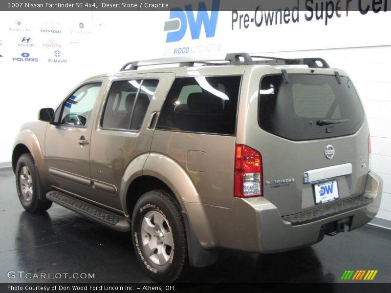 Desert Stone / Graphite 2007 Nissan Pathfinder SE 4x4