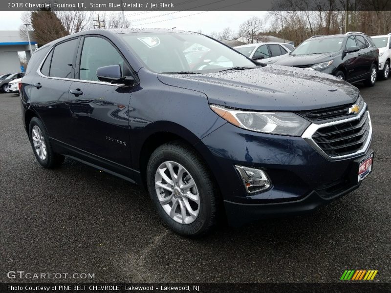 Storm Blue Metallic / Jet Black 2018 Chevrolet Equinox LT
