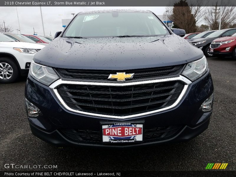 Storm Blue Metallic / Jet Black 2018 Chevrolet Equinox LT