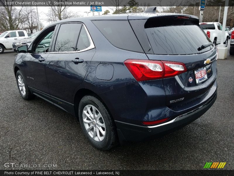 Storm Blue Metallic / Jet Black 2018 Chevrolet Equinox LT