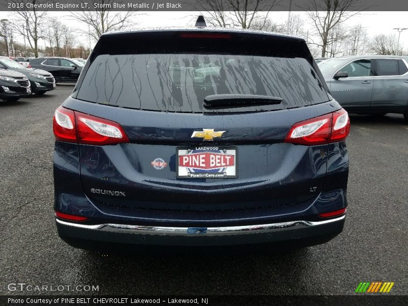Storm Blue Metallic / Jet Black 2018 Chevrolet Equinox LT