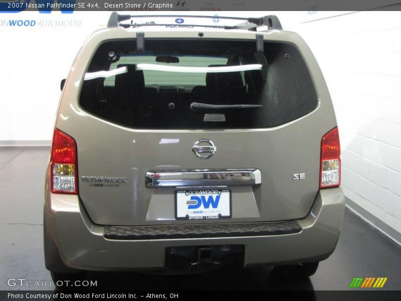 Desert Stone / Graphite 2007 Nissan Pathfinder SE 4x4