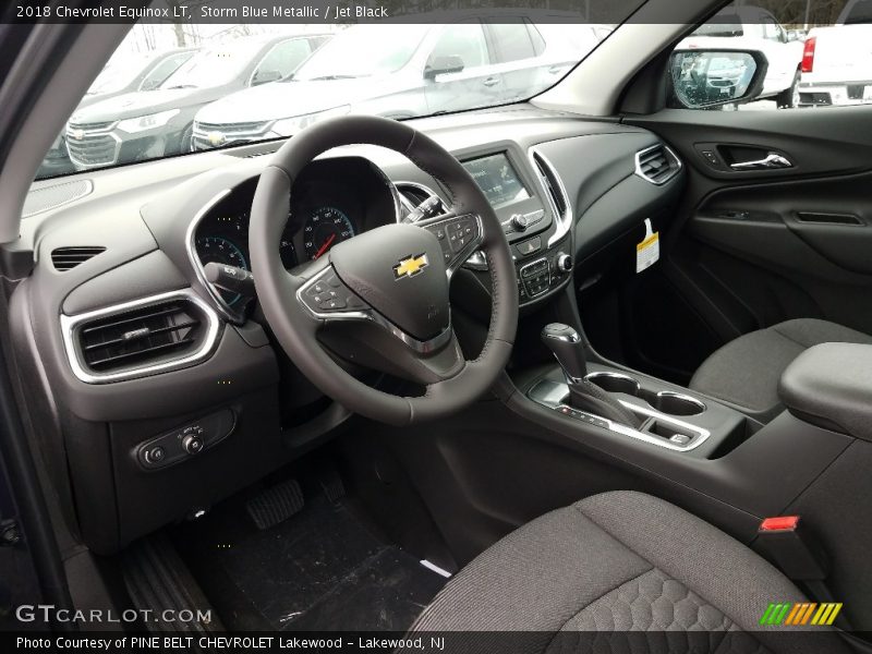 Storm Blue Metallic / Jet Black 2018 Chevrolet Equinox LT