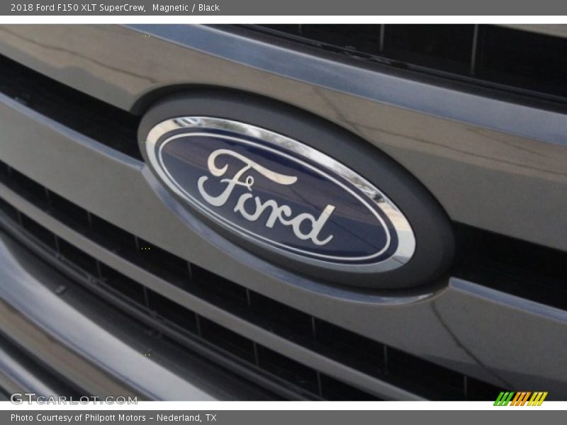 Magnetic / Black 2018 Ford F150 XLT SuperCrew