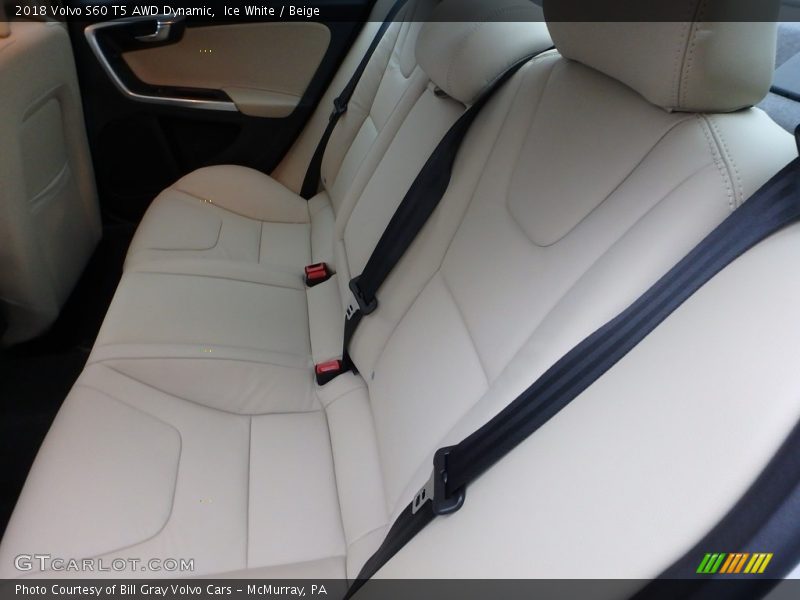Ice White / Beige 2018 Volvo S60 T5 AWD Dynamic