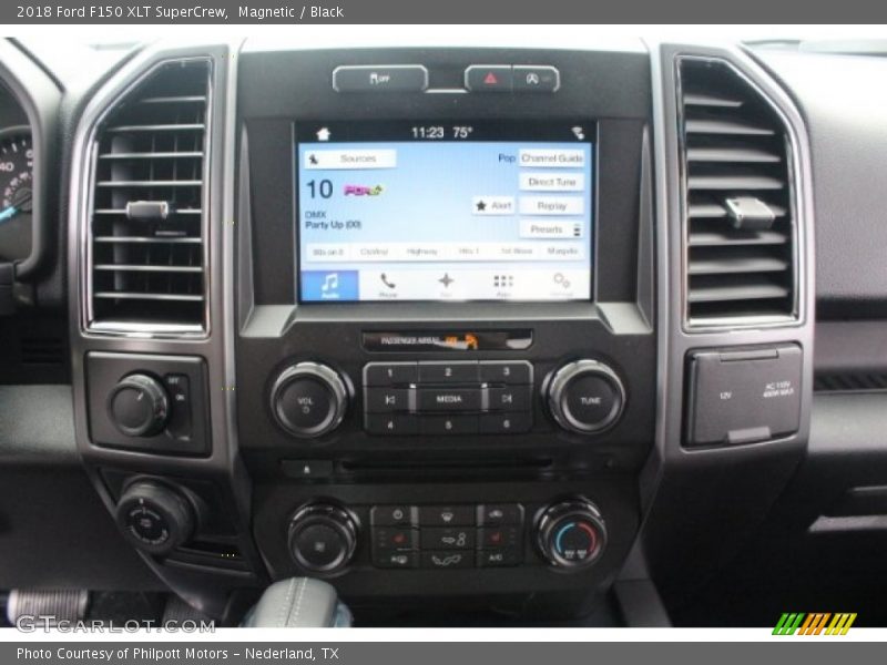 Magnetic / Black 2018 Ford F150 XLT SuperCrew