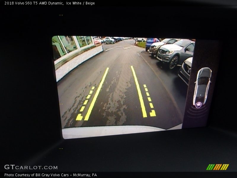 Ice White / Beige 2018 Volvo S60 T5 AWD Dynamic