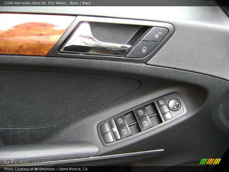 Black / Black 2006 Mercedes-Benz ML 350 4Matic