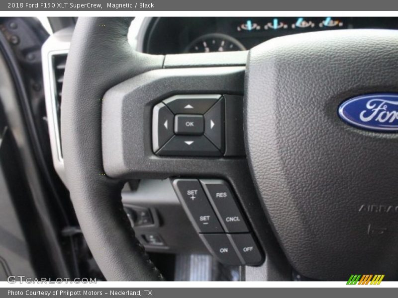 Magnetic / Black 2018 Ford F150 XLT SuperCrew