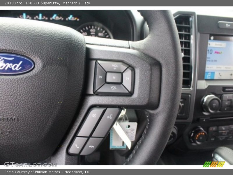Magnetic / Black 2018 Ford F150 XLT SuperCrew