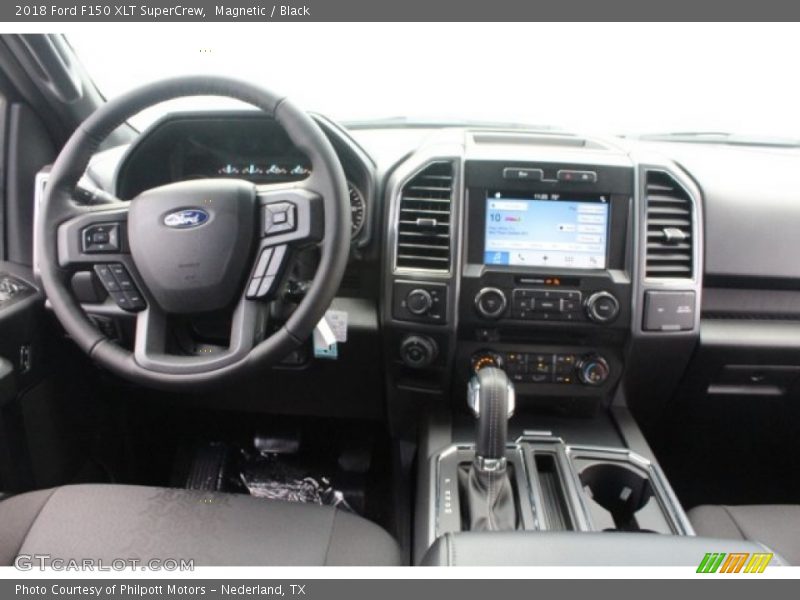 Magnetic / Black 2018 Ford F150 XLT SuperCrew