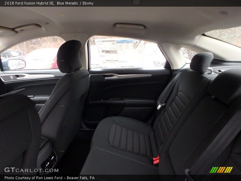 Blue Metallic / Ebony 2018 Ford Fusion Hybrid SE