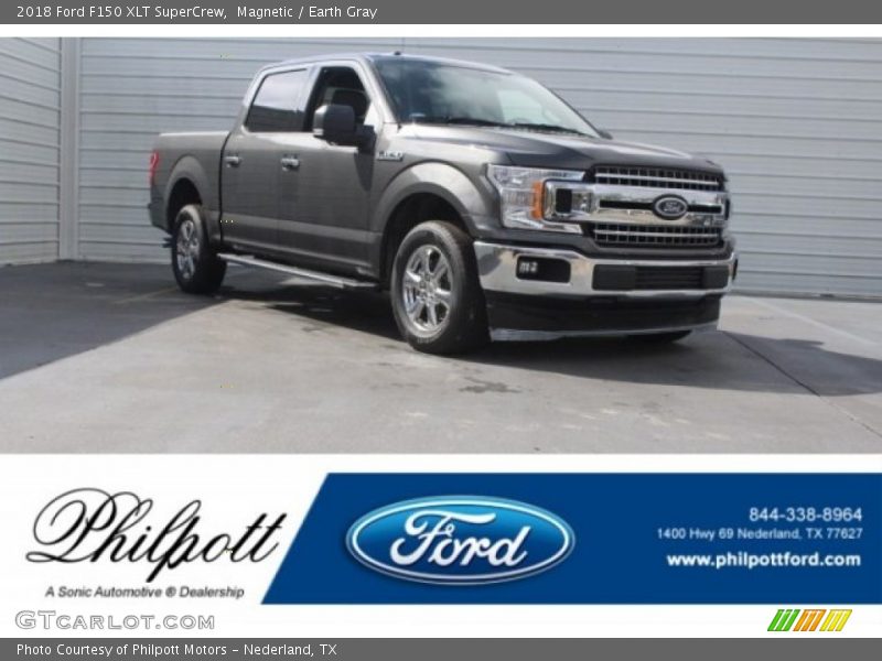 Magnetic / Earth Gray 2018 Ford F150 XLT SuperCrew