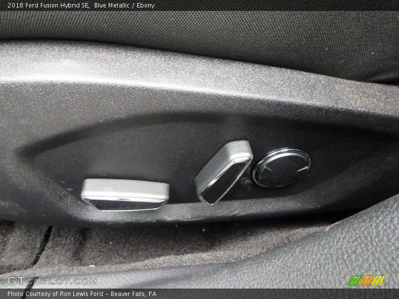 Blue Metallic / Ebony 2018 Ford Fusion Hybrid SE