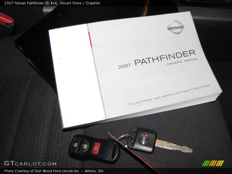 Desert Stone / Graphite 2007 Nissan Pathfinder SE 4x4