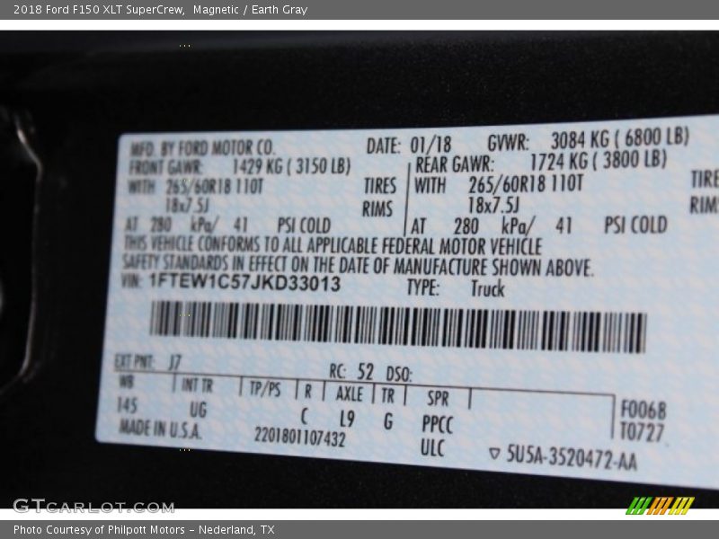 Magnetic / Earth Gray 2018 Ford F150 XLT SuperCrew