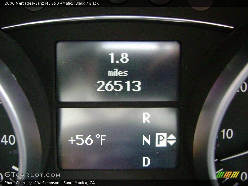 Black / Black 2006 Mercedes-Benz ML 350 4Matic
