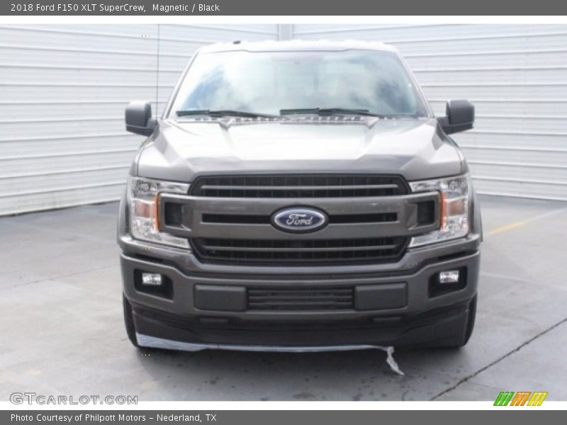 Magnetic / Black 2018 Ford F150 XLT SuperCrew