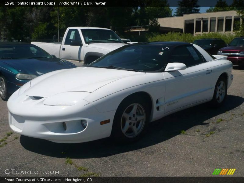 Arctic White / Dark Pewter 1998 Pontiac Firebird Coupe
