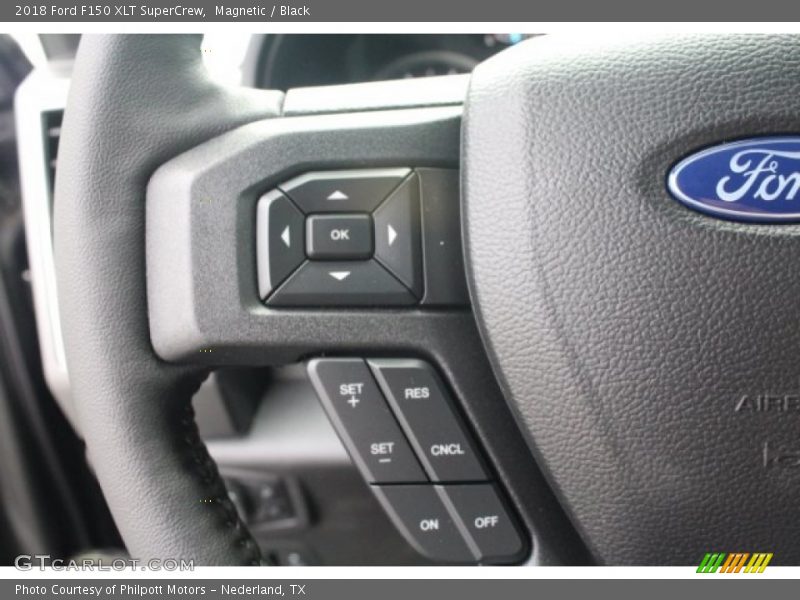 Magnetic / Black 2018 Ford F150 XLT SuperCrew