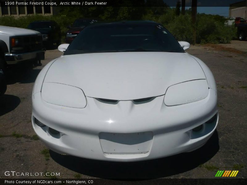 Arctic White / Dark Pewter 1998 Pontiac Firebird Coupe