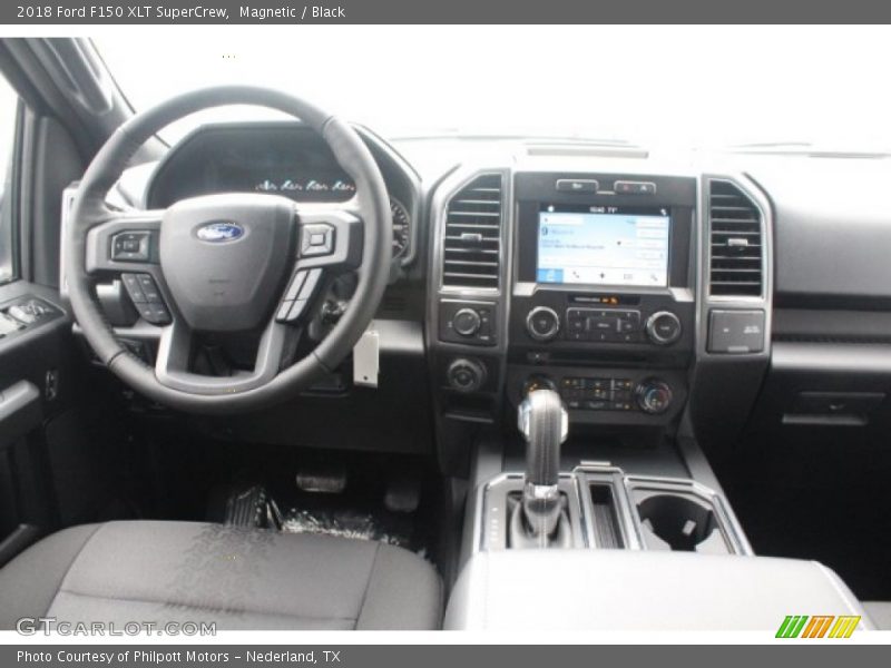 Magnetic / Black 2018 Ford F150 XLT SuperCrew