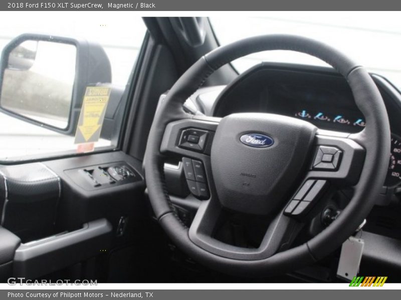 Magnetic / Black 2018 Ford F150 XLT SuperCrew