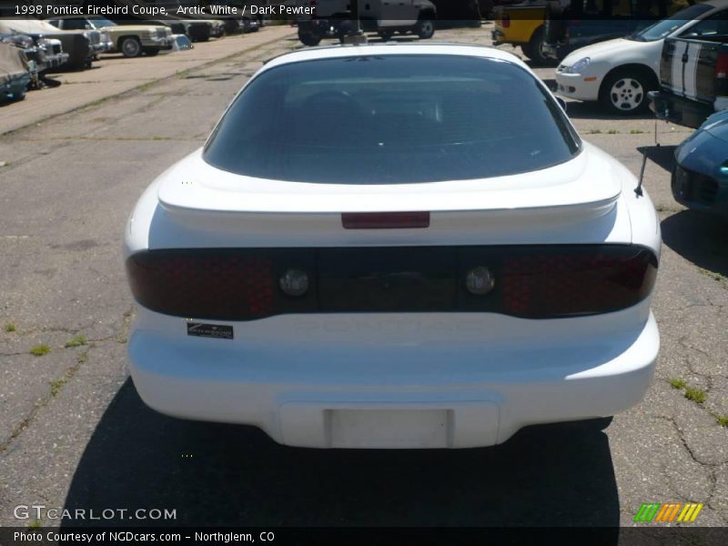 Arctic White / Dark Pewter 1998 Pontiac Firebird Coupe