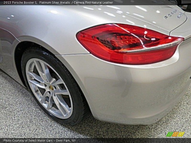 Platinum Silver Metallic / Carrera Red Natural Leather 2013 Porsche Boxster S
