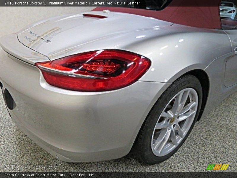 Platinum Silver Metallic / Carrera Red Natural Leather 2013 Porsche Boxster S