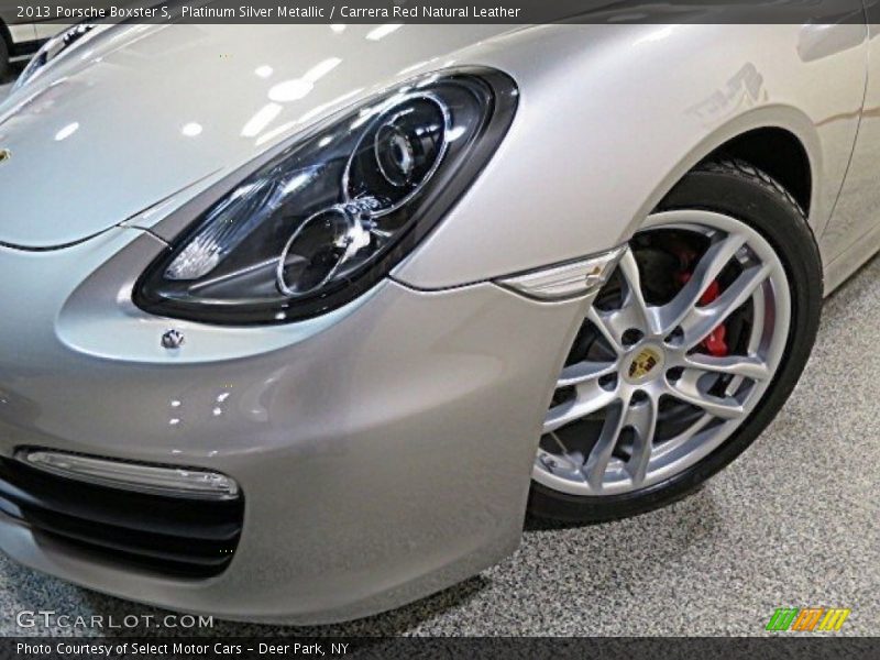 Platinum Silver Metallic / Carrera Red Natural Leather 2013 Porsche Boxster S