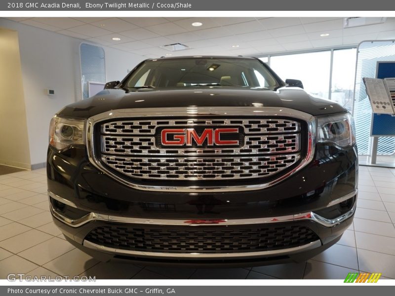 Ebony Twilight Metallic / Cocoa/Shale 2018 GMC Acadia Denali