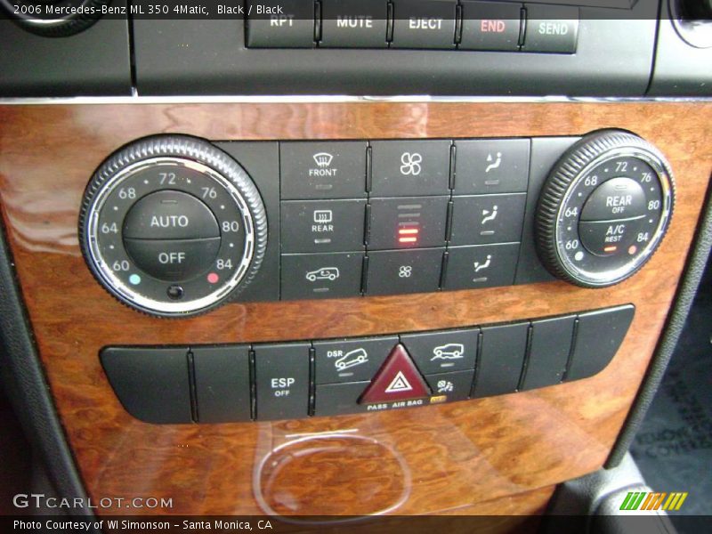 Black / Black 2006 Mercedes-Benz ML 350 4Matic