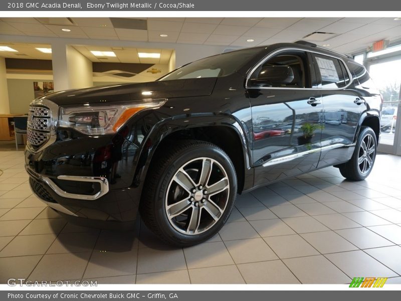 Ebony Twilight Metallic / Cocoa/Shale 2018 GMC Acadia Denali