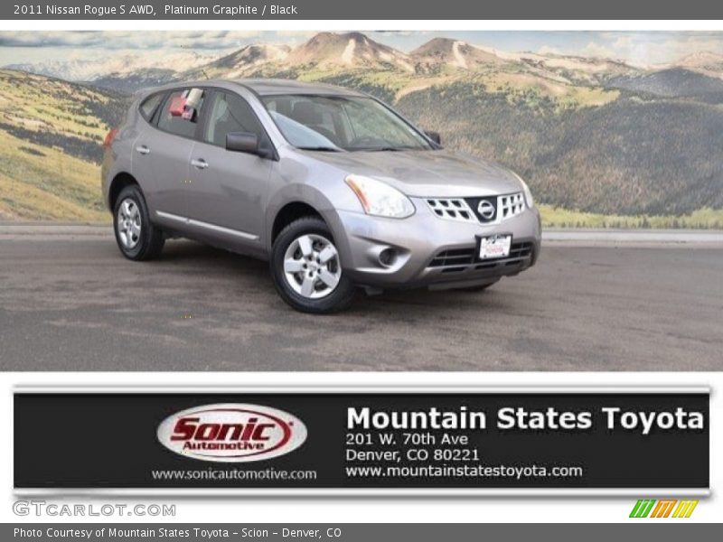 Platinum Graphite / Black 2011 Nissan Rogue S AWD